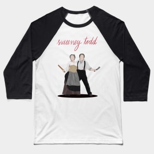 Sweeney Todd and Mrs. Lovett Baseball T-Shirt